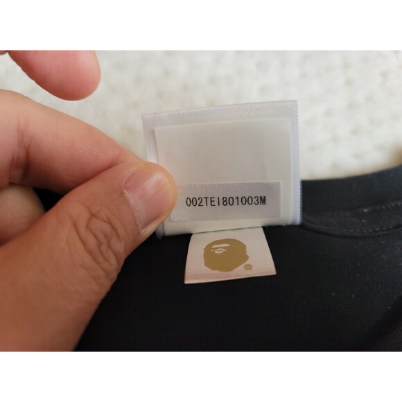 NWOT BAPE ABC Camo Milo logo black T-Shirt XXL, Made in Japan - Picture 6 of 6